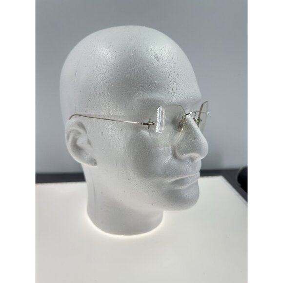 American Optical Antique 2-tone Gold Rimless 1/10 12K GF American Optical Frames - Picture 1 of 16